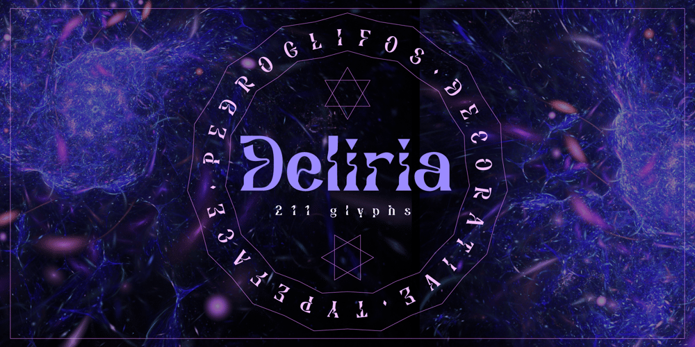 Deliria font