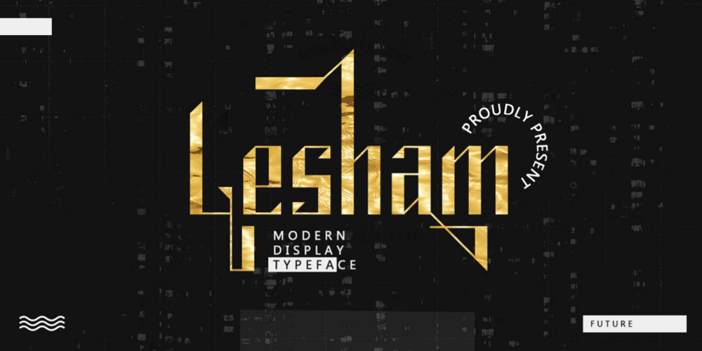 Lesham font