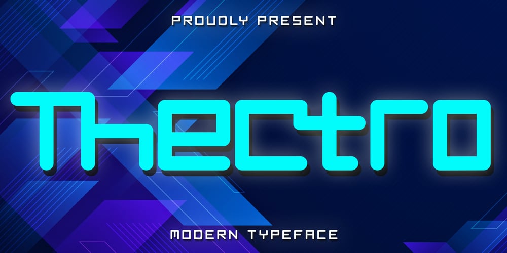 Thectro font