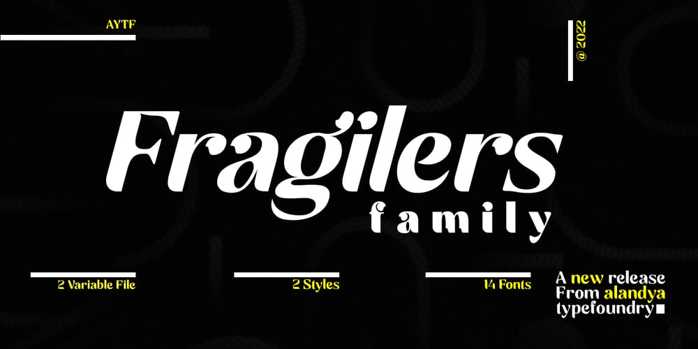 Fragilers Family font