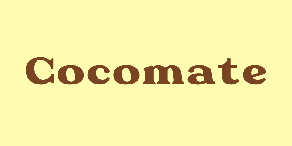 Cocomate font