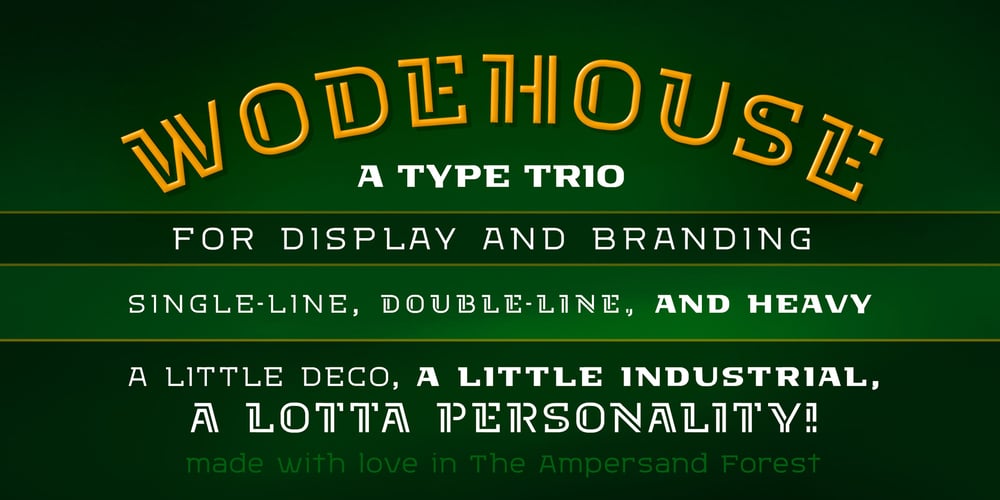 Wodehouse font