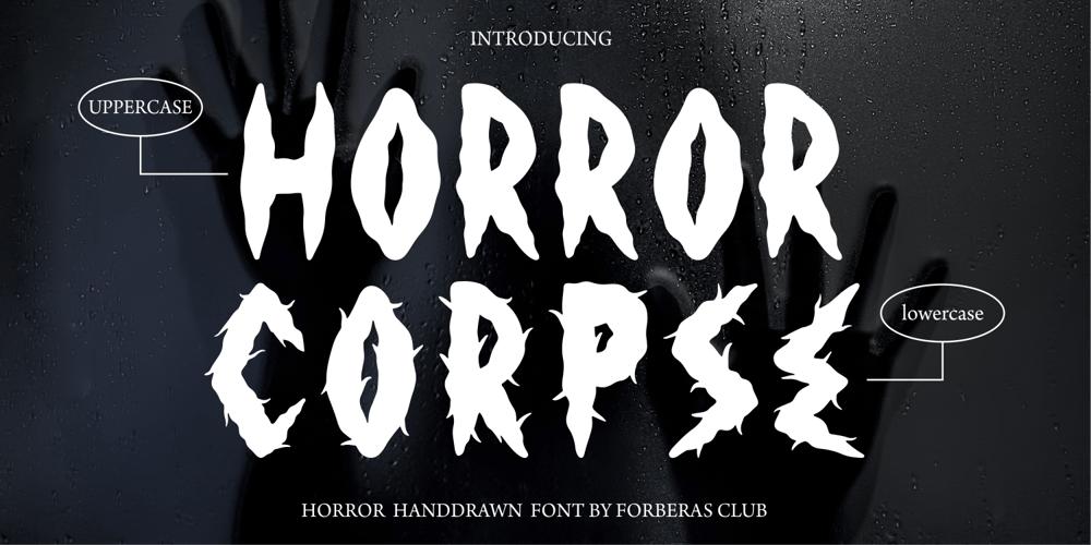 Horror Corpse font