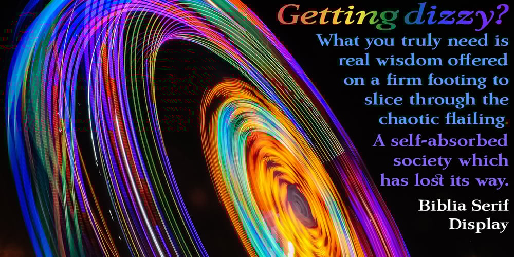 Biblia Serif Display font