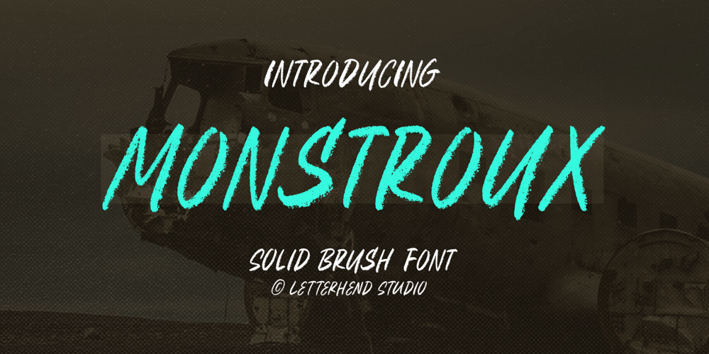 Monstroux font