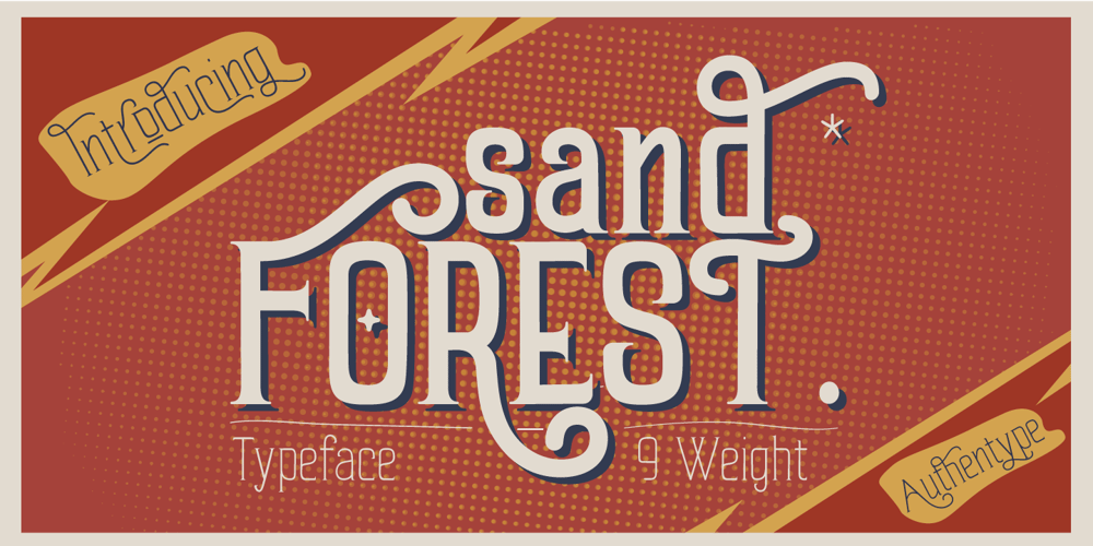 Sand Forest font
