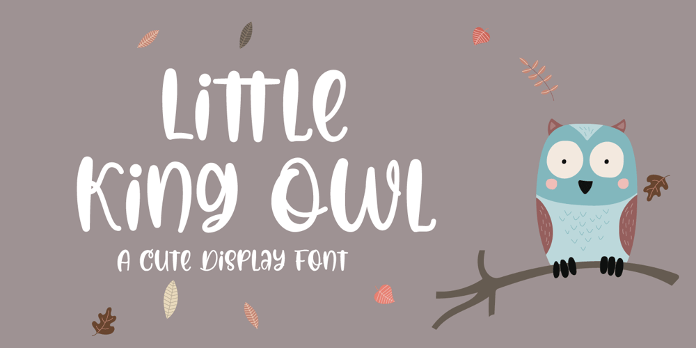 Little King Owl font
