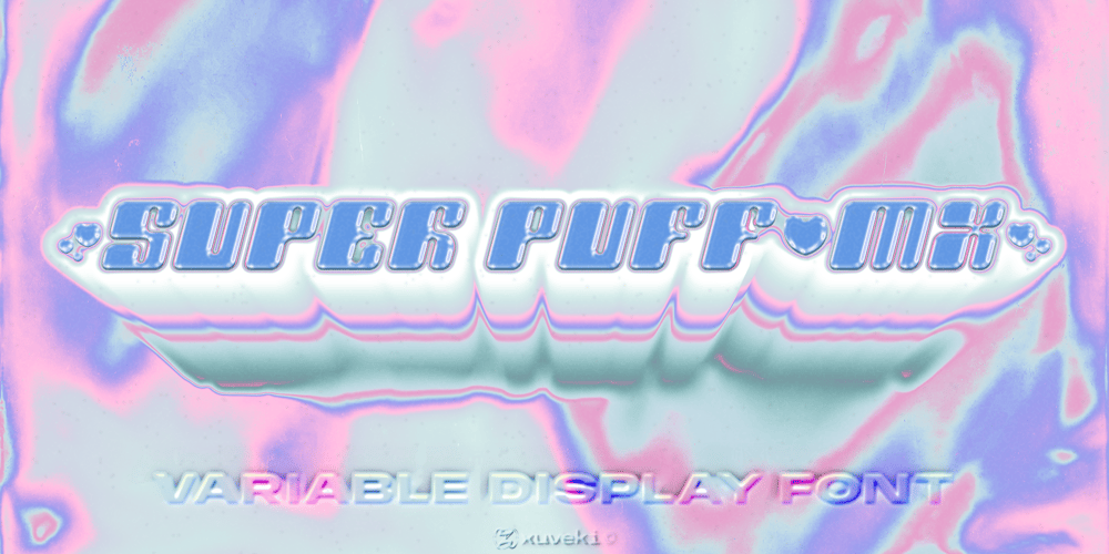 Super Puff MX font