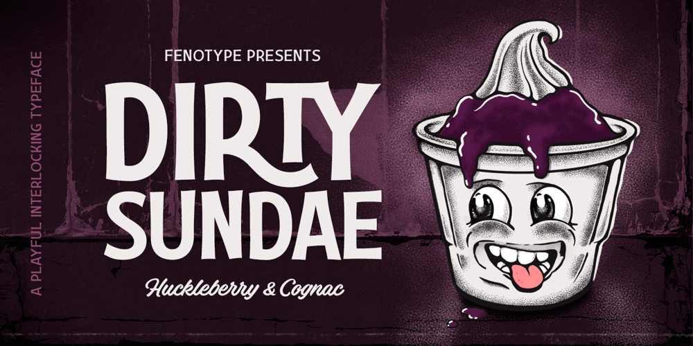 Dirty Sundae font