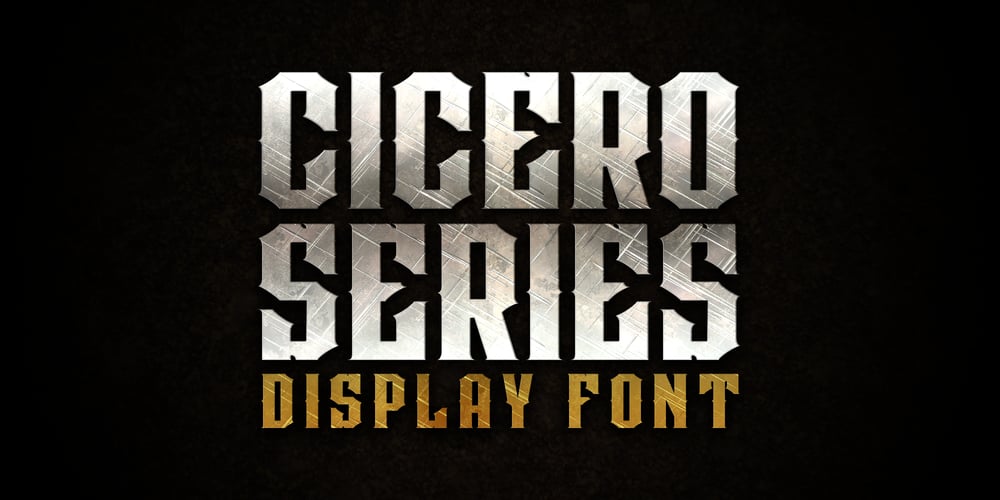 Cicero Series font