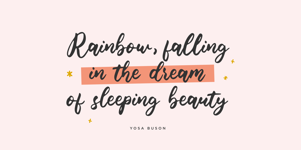 Blondie Rainbow font