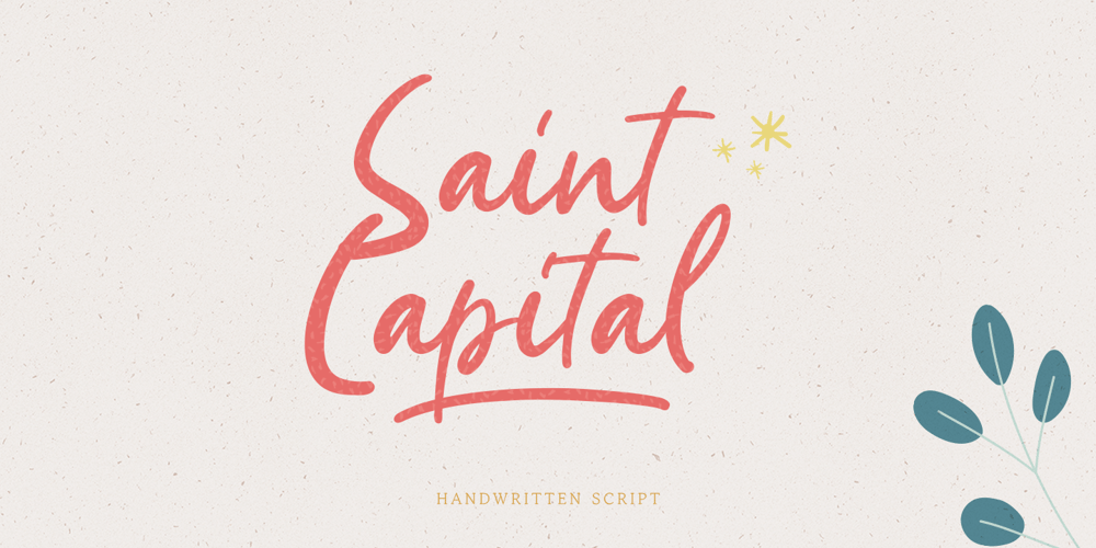 Saint Capital font