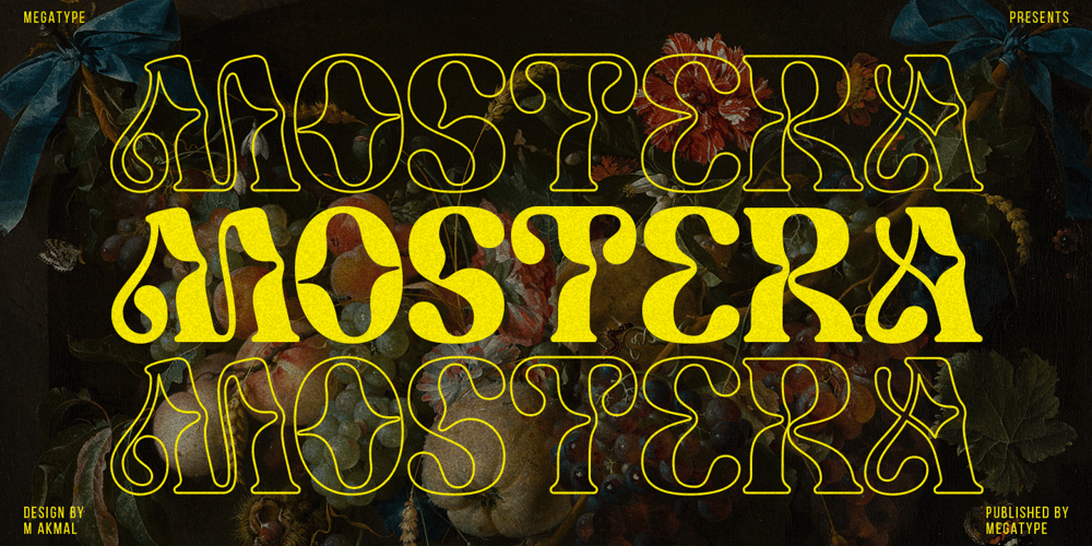 Mostera font