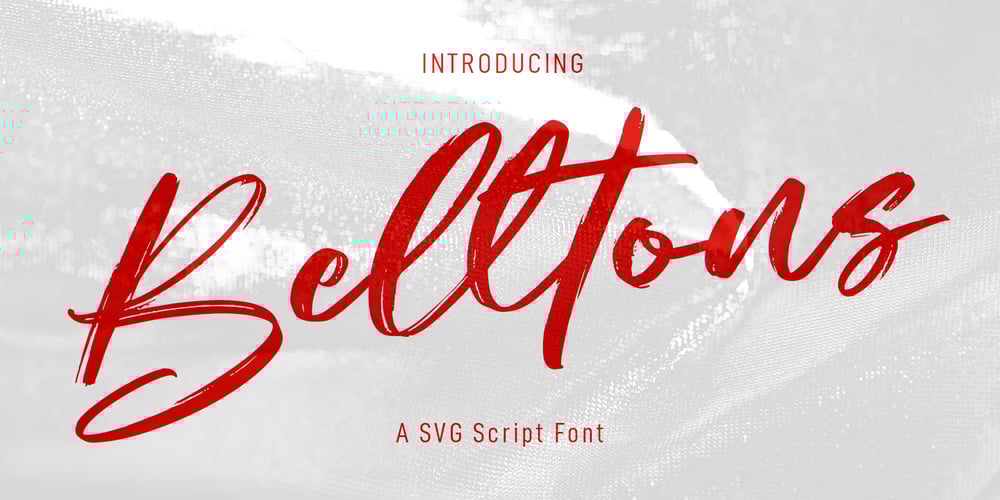 Belltons font