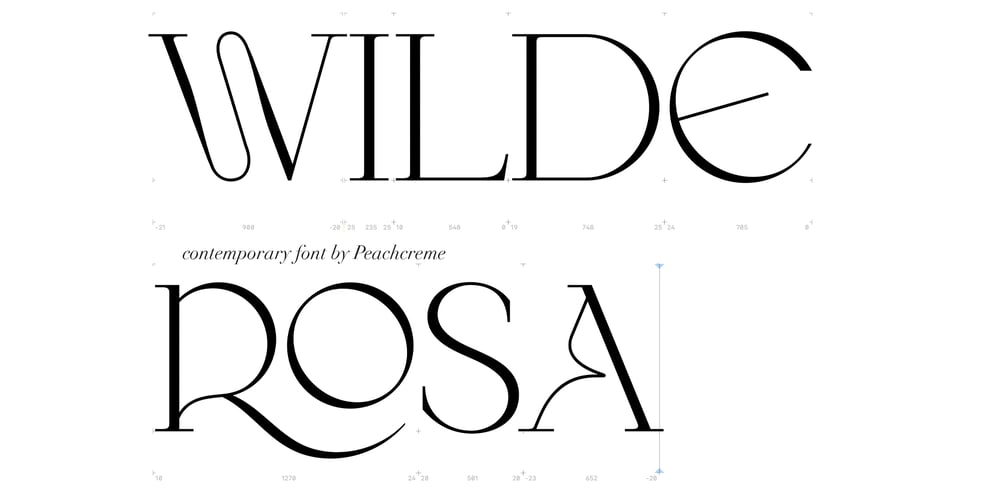Wilde Rosa font