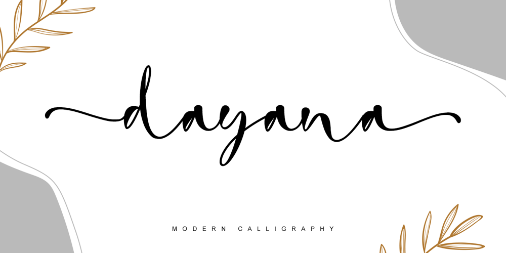 Dayana font