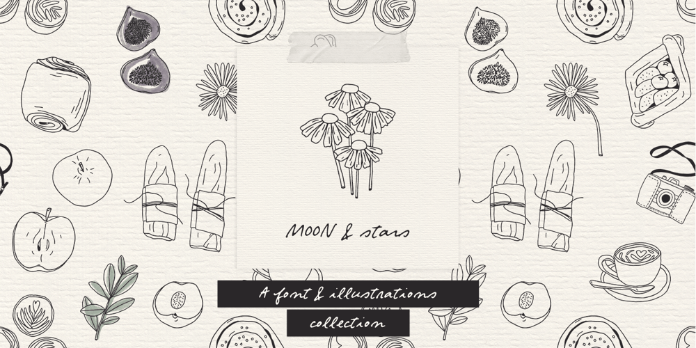 Moon And Stars font
