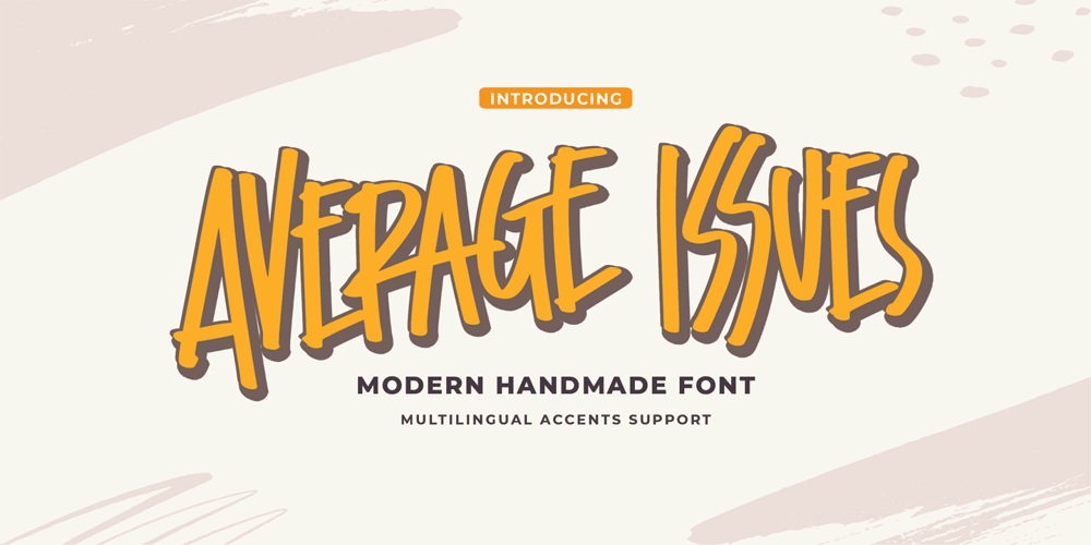 Average Issues font