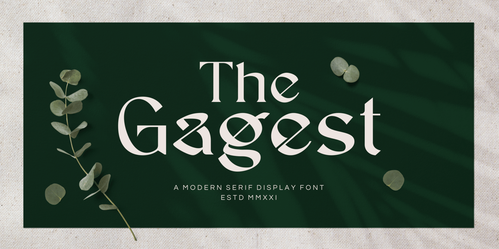Gaghest font