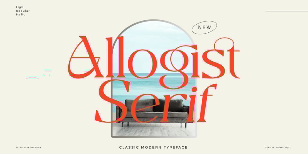 Allogist font