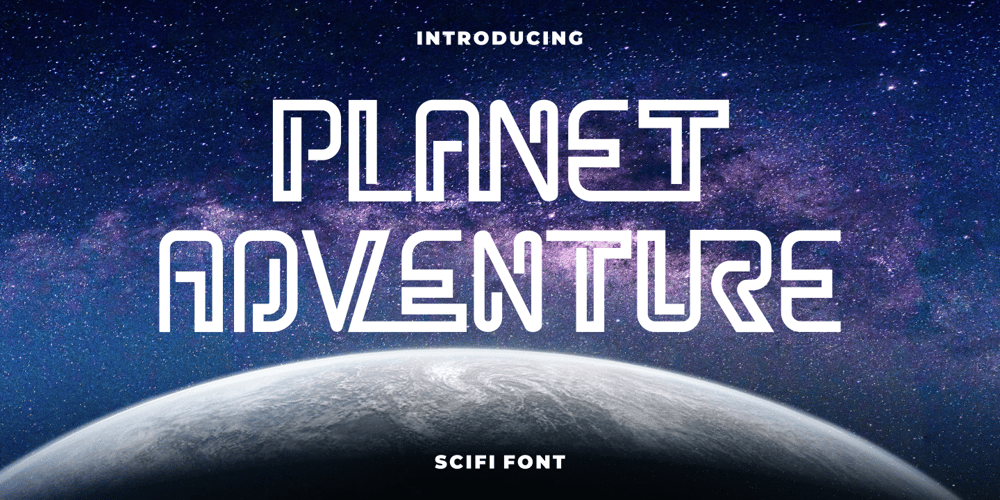 Planet Adventure font