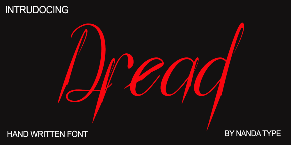 Dread font