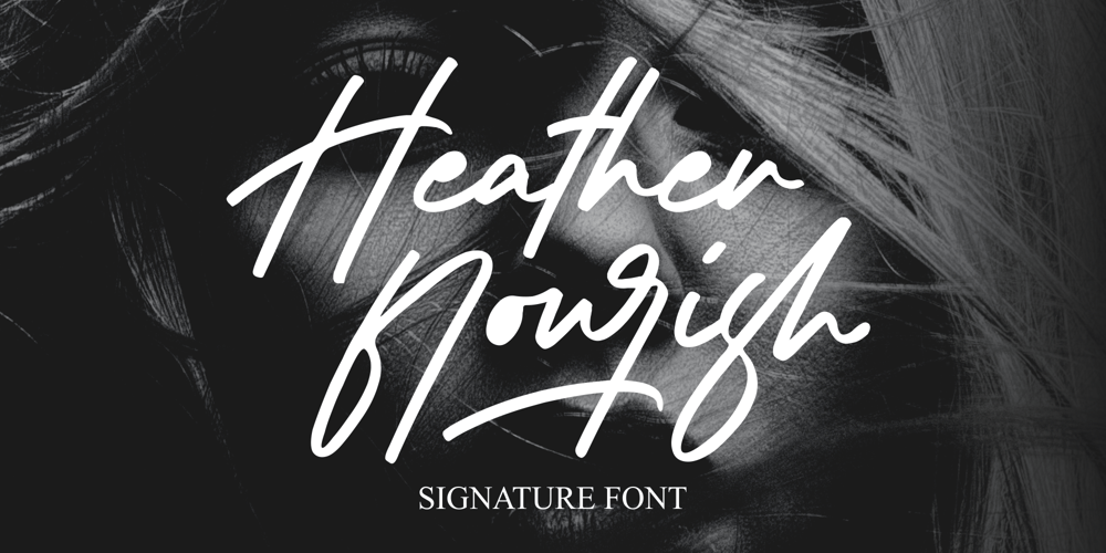 Heather Flourish font
