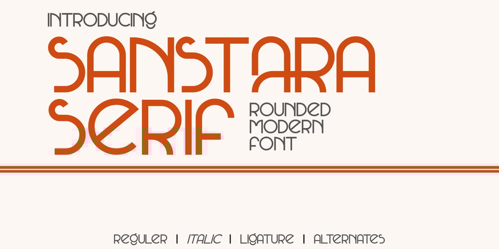 Sanstara font