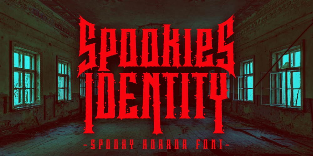 Spookies Identity font