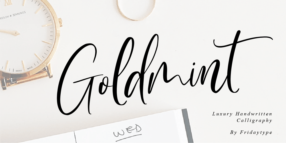 Goldmint font