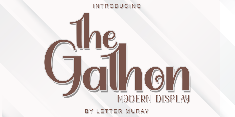 The Gathon font