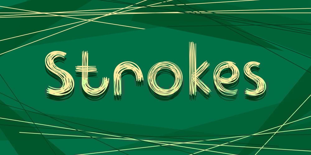 Strokes font