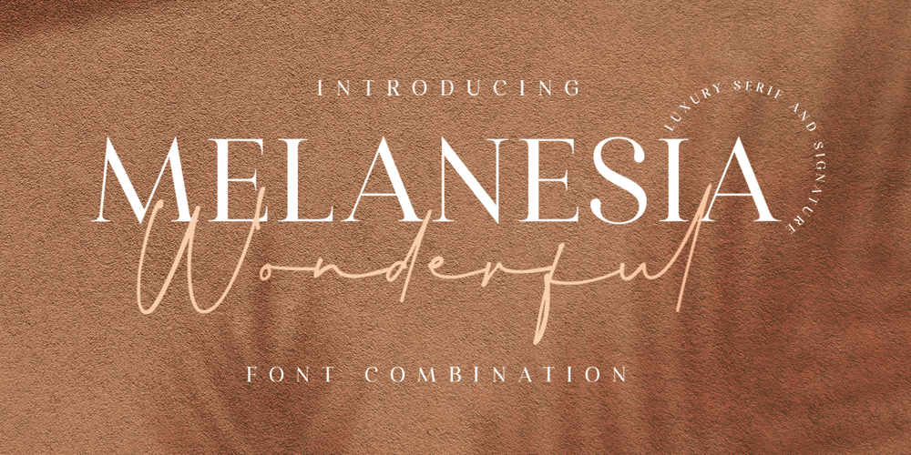 Wonderful Melanesia font