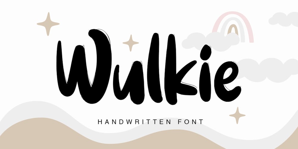 Wulkie font