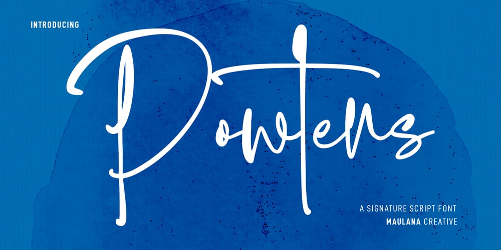 Powters font