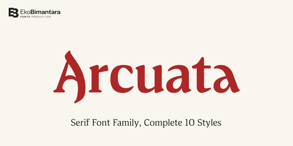 Arcuata font