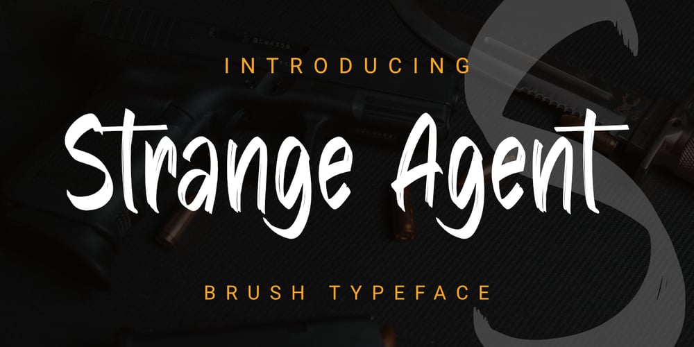 Strange Agent font