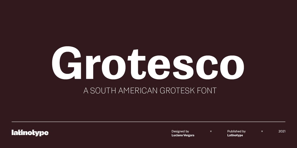 Grotesco font