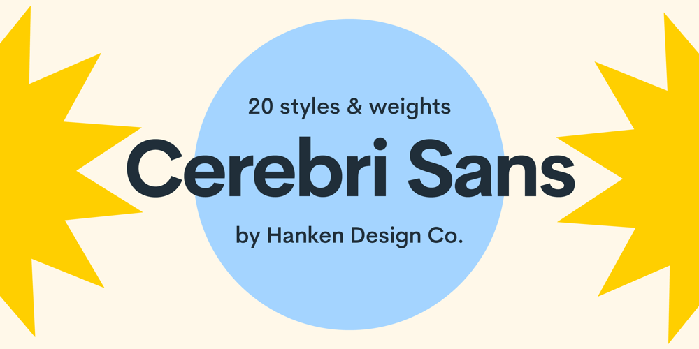 Cerebri Sans font
