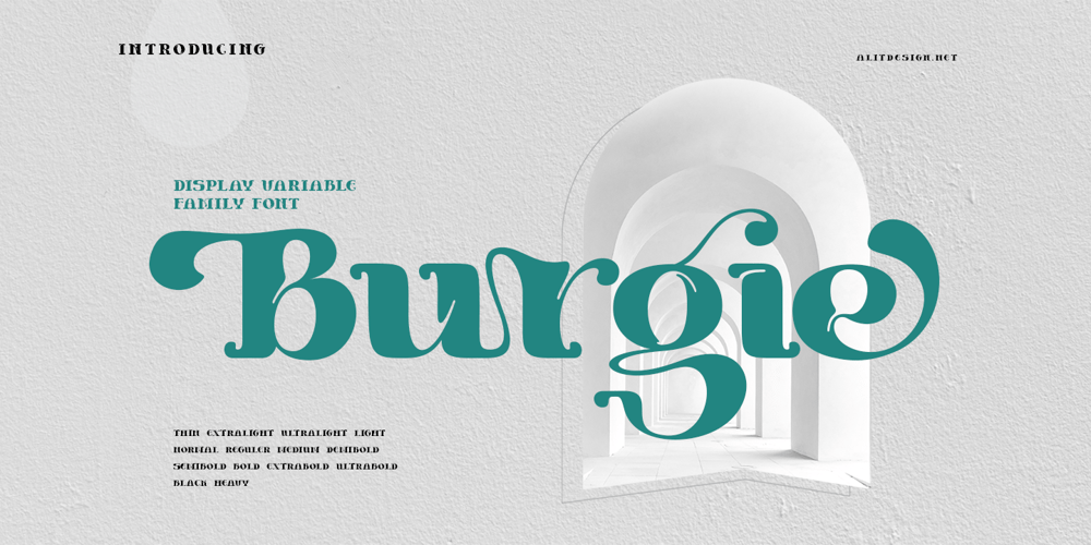 Burgie font