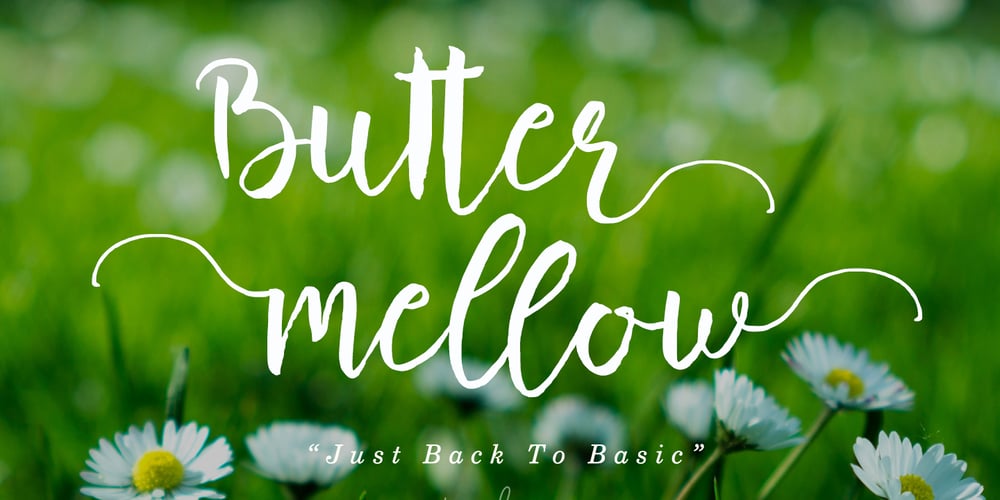 Butter Mellow font
