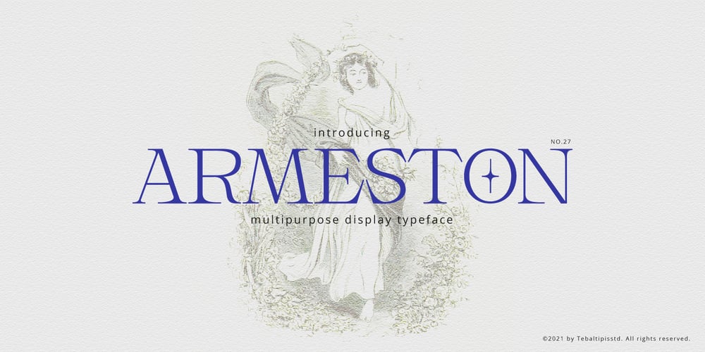 Armeston Display font