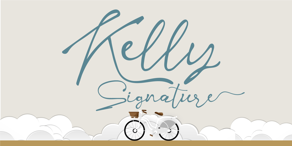 Kelly Signature font