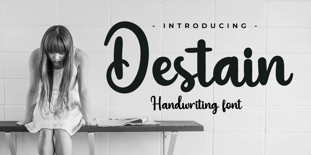 Destain font