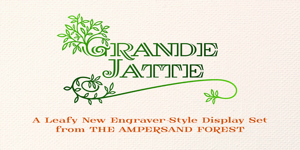 Grande Jatte font