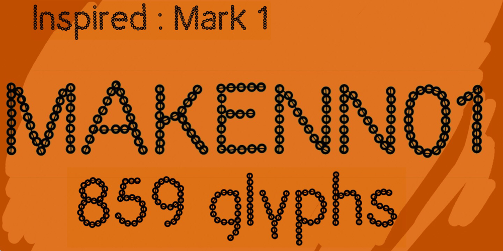 Makenn01 font