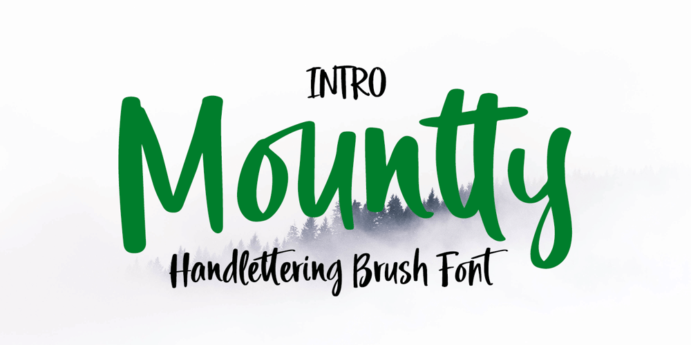 Mountty font