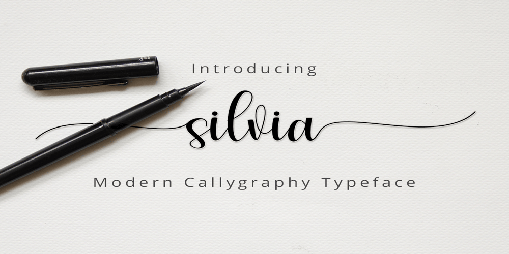 Silvia Script font