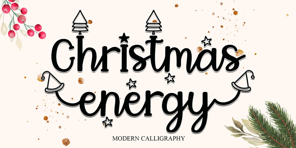 Christmas Energy font