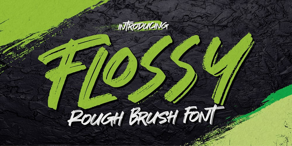 Flossy font
